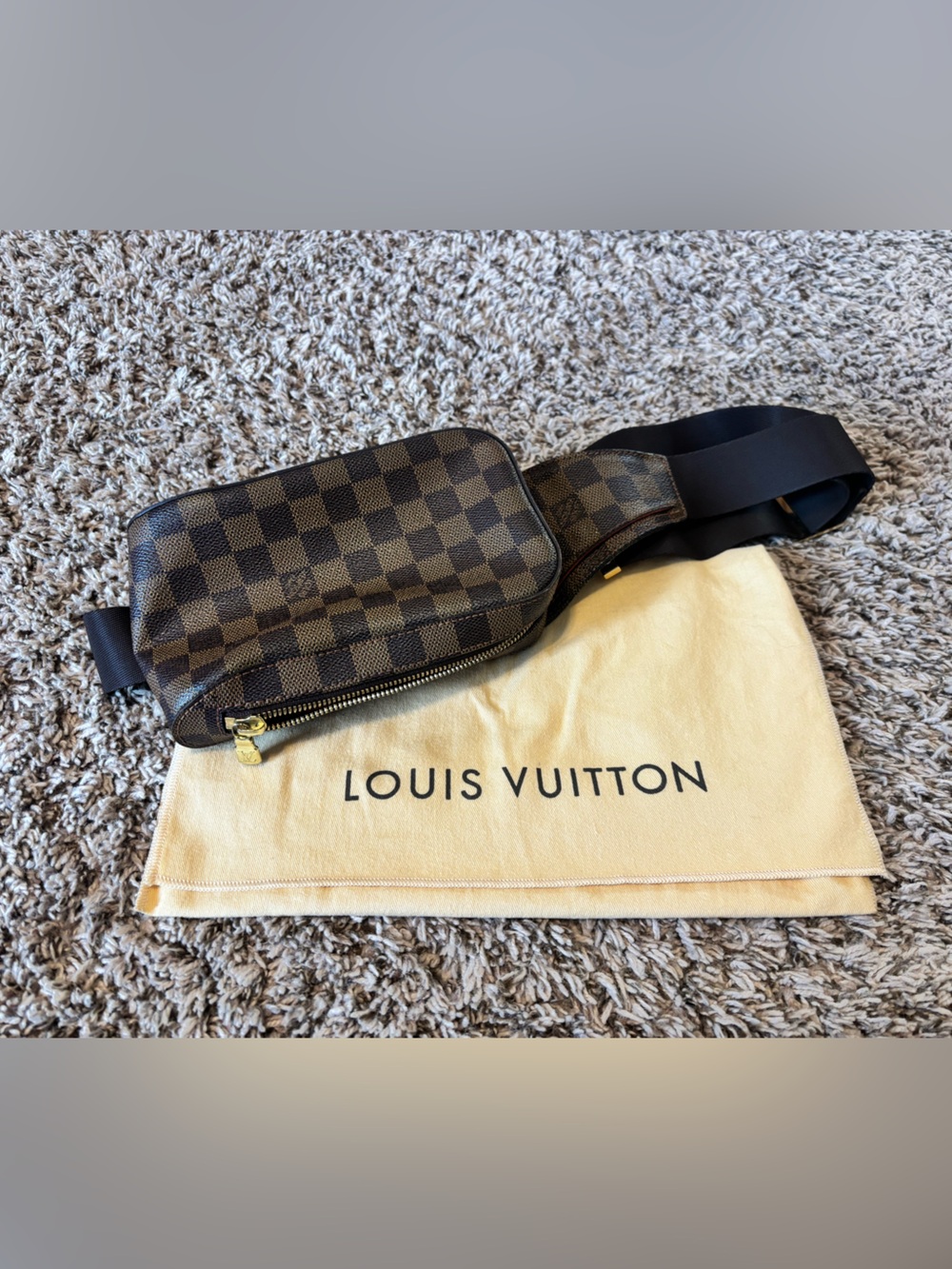 Louis Vuitton Damier Ebene Geronimo Bag